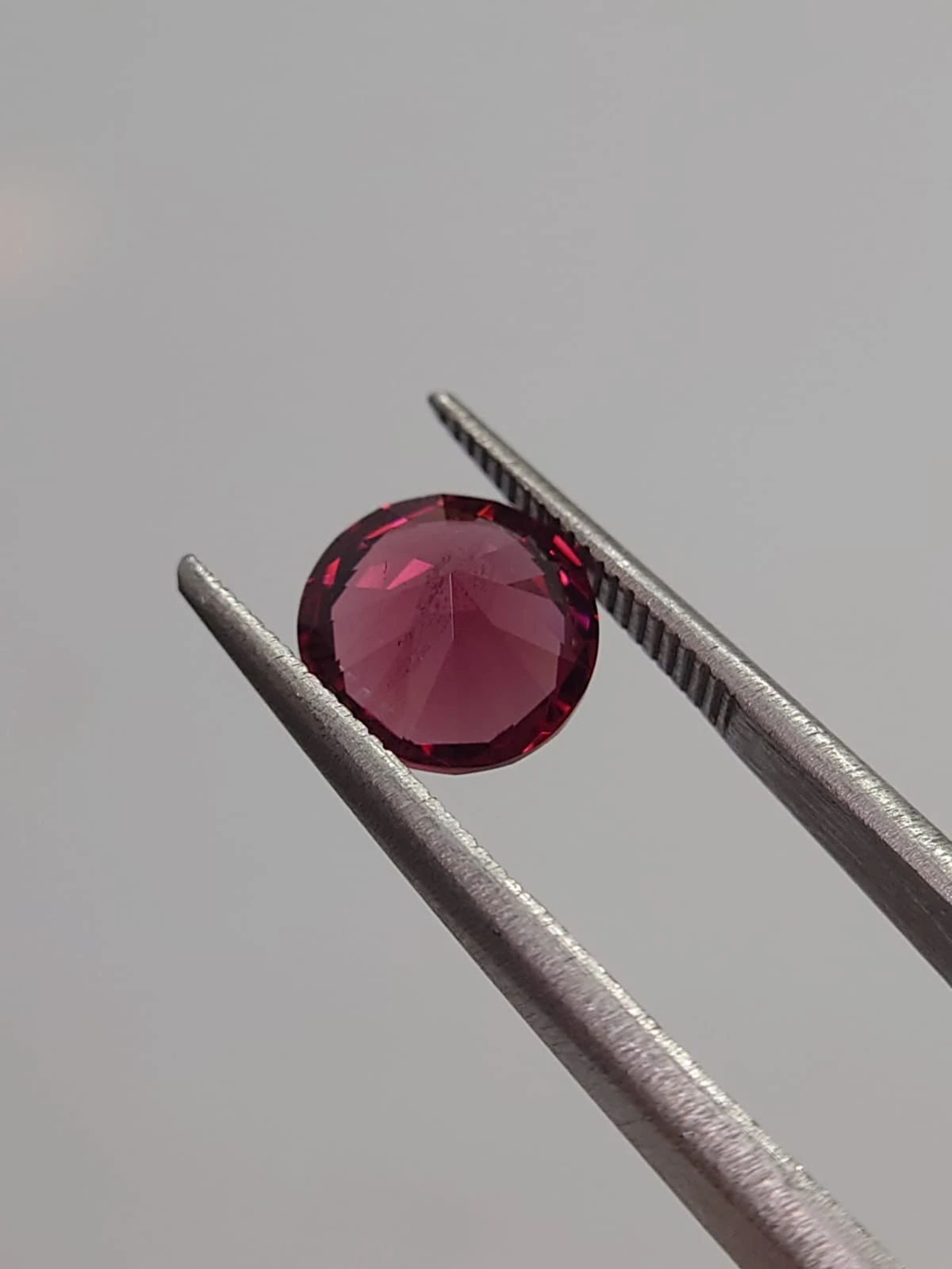 2.73ct Natural Malaya Garnet Round Cut From Tanzania — view 6